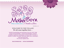 Tablet Screenshot of motherisborn.com